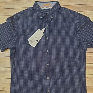 Denim & Flower men's button down shirt.Ricky Singh